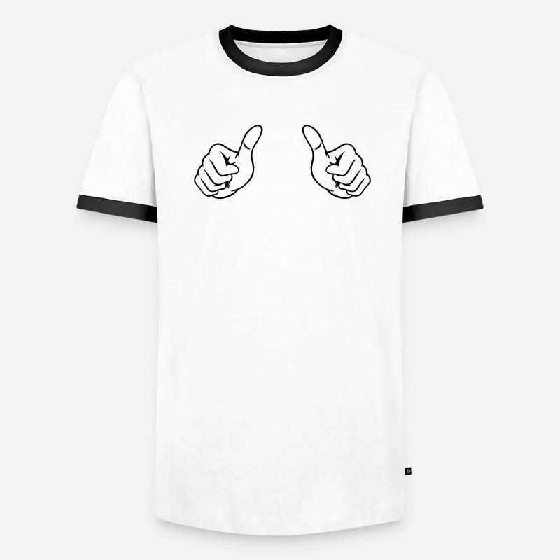 This guy needs a beer! Men's Ringer Shirt