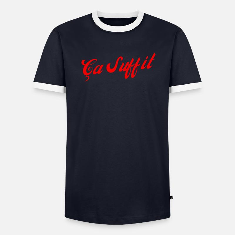 Ça suffit idée cadeau T-shirt contrasté Homme