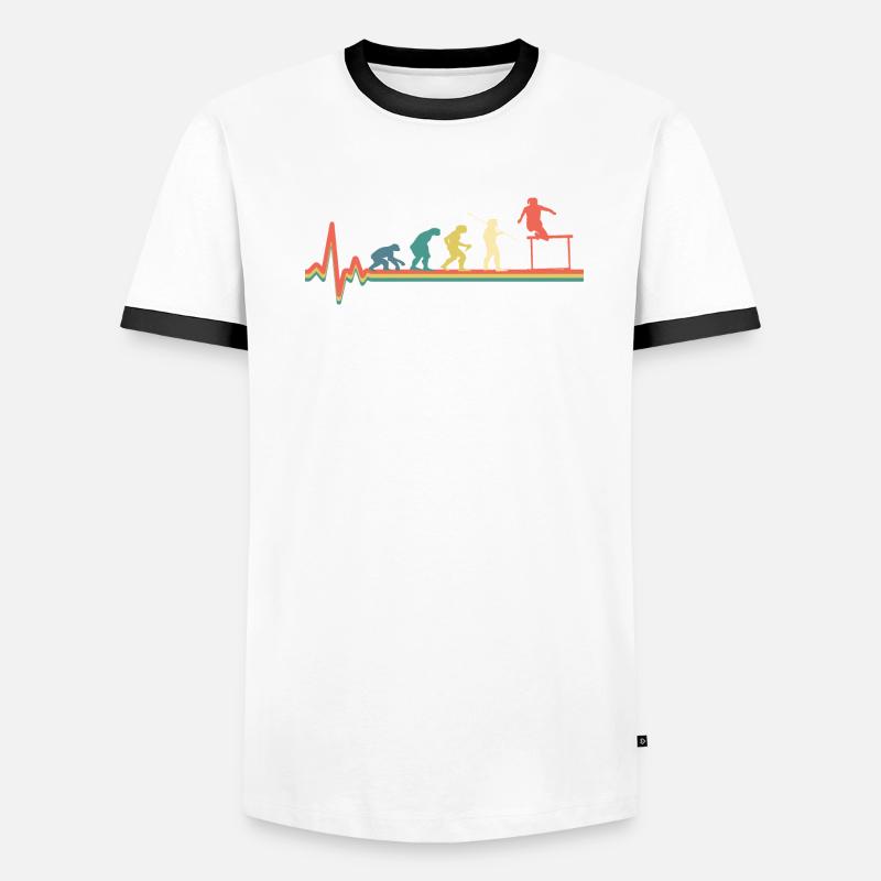 Athletics Hurdles Evolution Men's Ringer Shirt