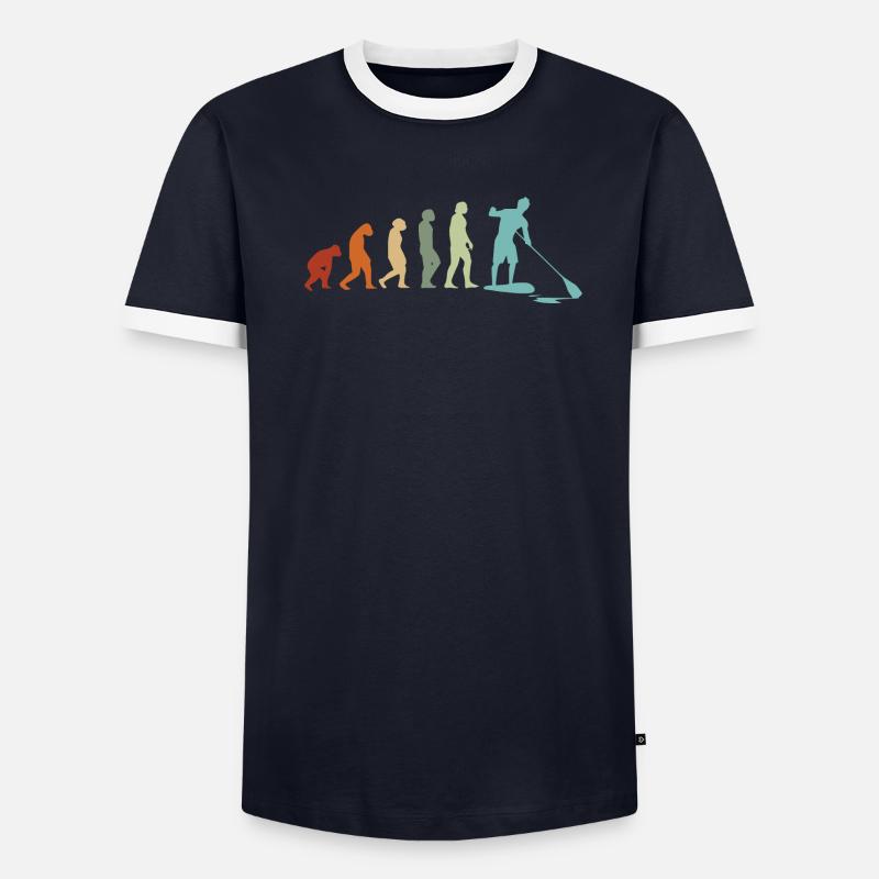 SUP Surf Stand Up Paddle board EVOLUTION supboard T-shirt contrasté Homme