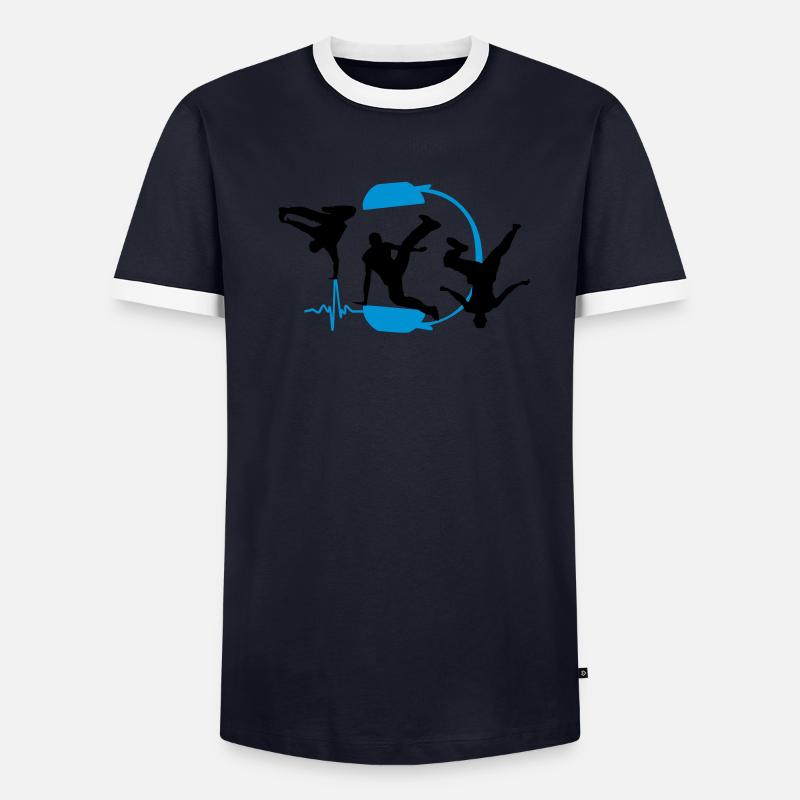 breakdancer T-shirt contrasté Homme