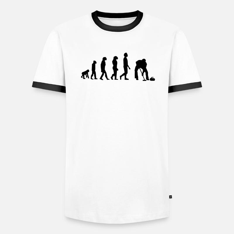 Curling evolution T-shirt contrasté Homme