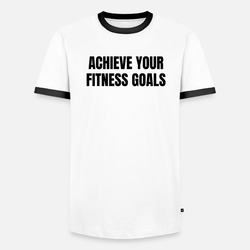 Objectifs de remise en forme T-shirt contrasté Homme