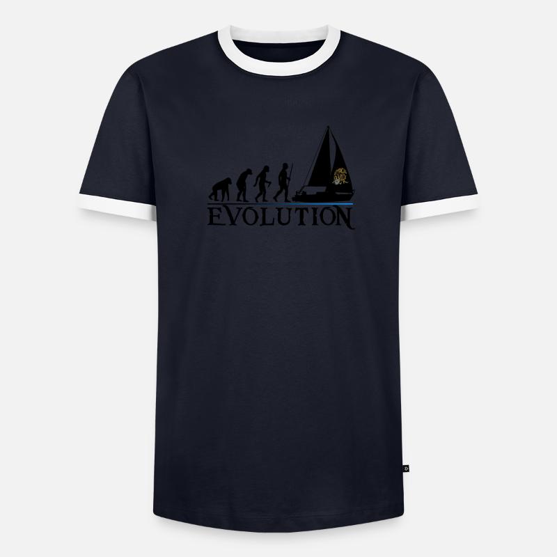 Evolution black version Men's Ringer Shirt