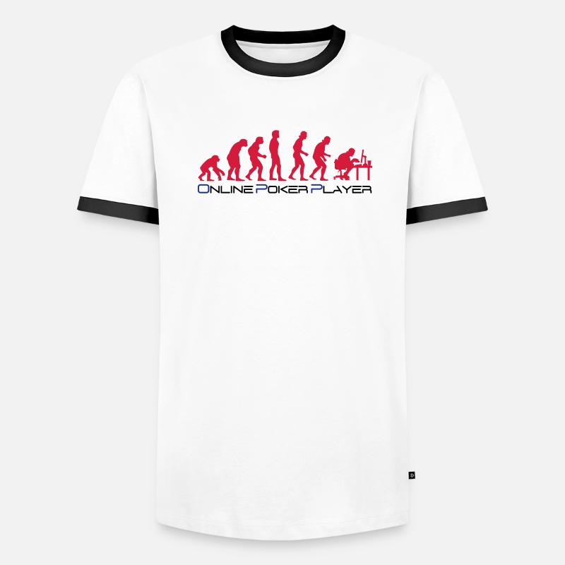 poker_evolution T-shirt contrasté Homme