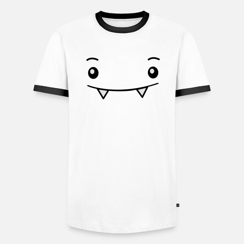 vampire T-shirt contrasté Homme