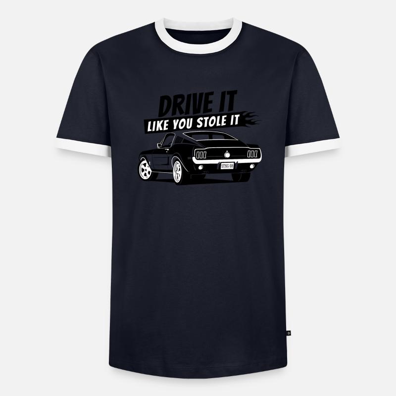 Drive it - Fastback 2 Männer Kontrast-T-Shirt