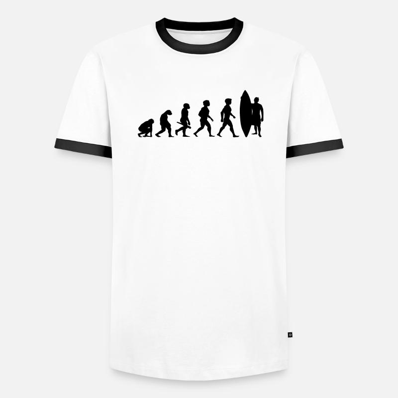 Evolution Surf Surfers surf surf T-shirt contrasté Homme