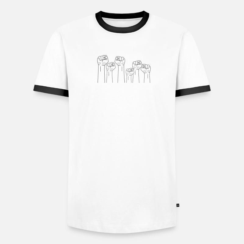 we are not alone BLM Men's Ringer Shirt