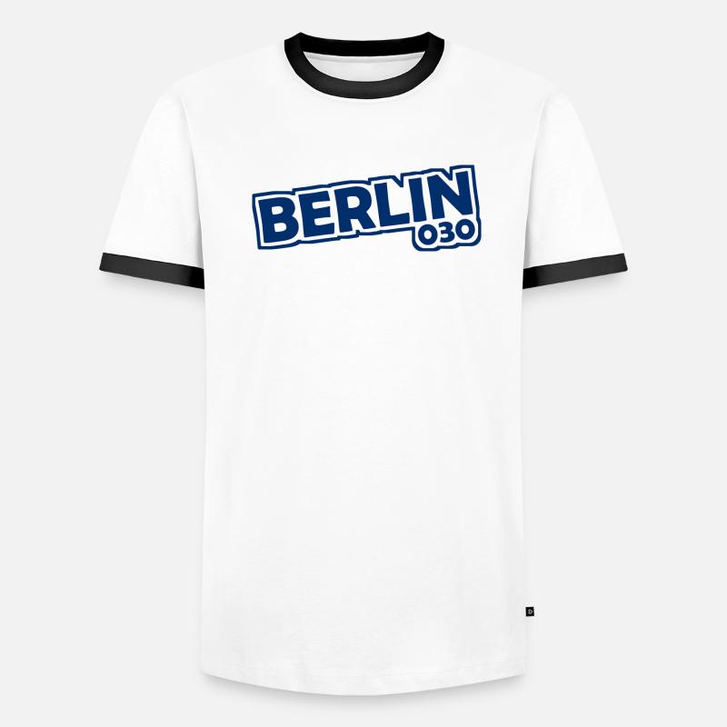 Berlin - 030 - Capital - Germany - Area Code Men's Ringer Shirt