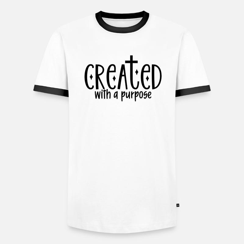 Created With A Purpose Men's Ringer Shirt