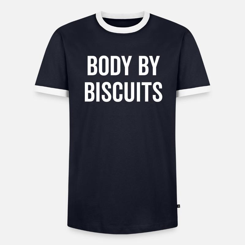 Körper von Biscuits - Männer Kontrast-T-Shirt - undefined