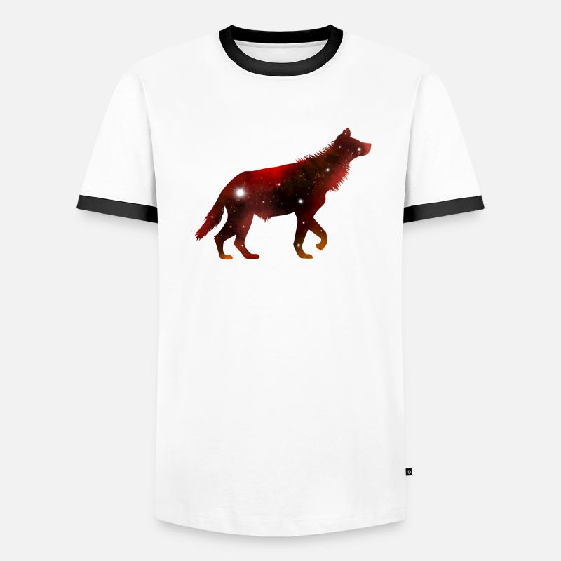Galaxy Hyena Men's Ringer Shirt