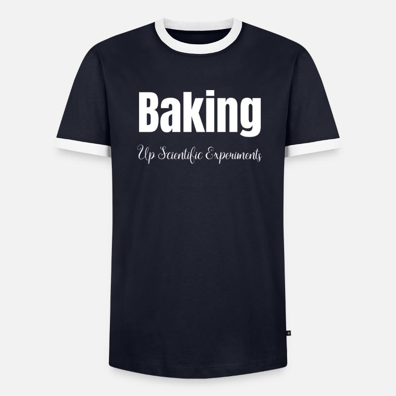 astronomy science baking techniques - Männer Kontrast-T-Shirt - undefined