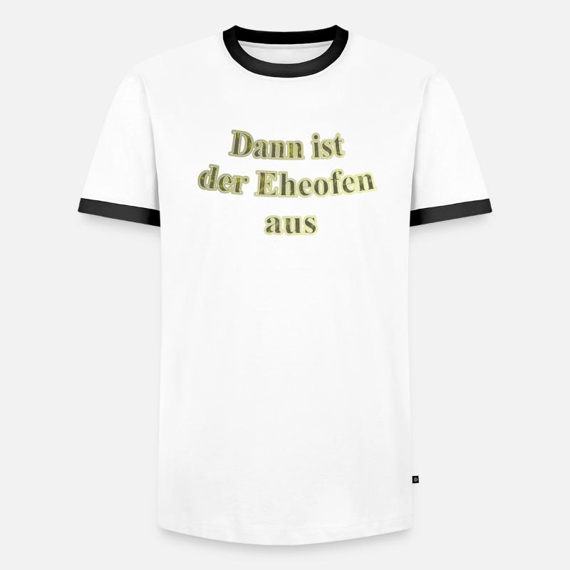Eheofen aus Männer Kontrast-T-Shirt