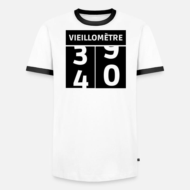 passage à quarante T-shirt contrasté Homme