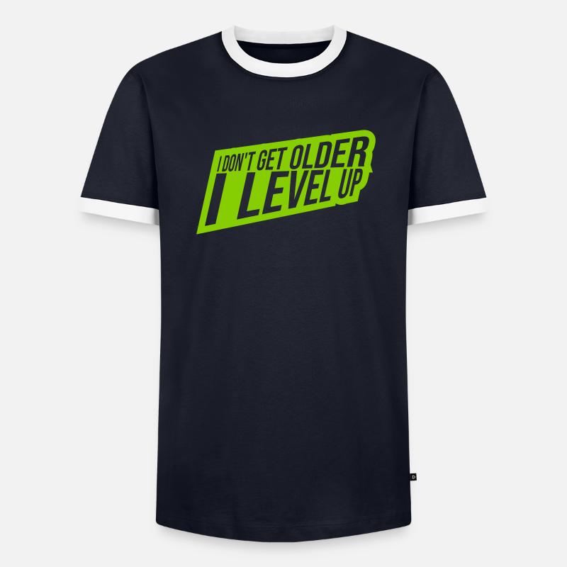 get older level up Men's Ringer Shirt