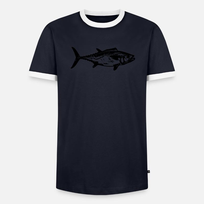 tuna fish T-shirt contrasté Homme