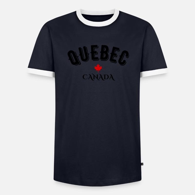 Quebec canada T-shirt contrasté Homme