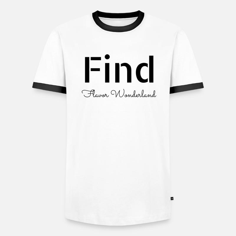 déclaration idée présente saveurs magiques heureuses T-shirt contrasté Homme