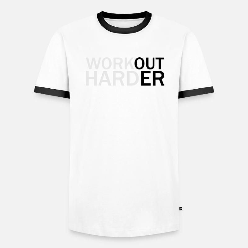 Work hard Men's Ringer Shirt