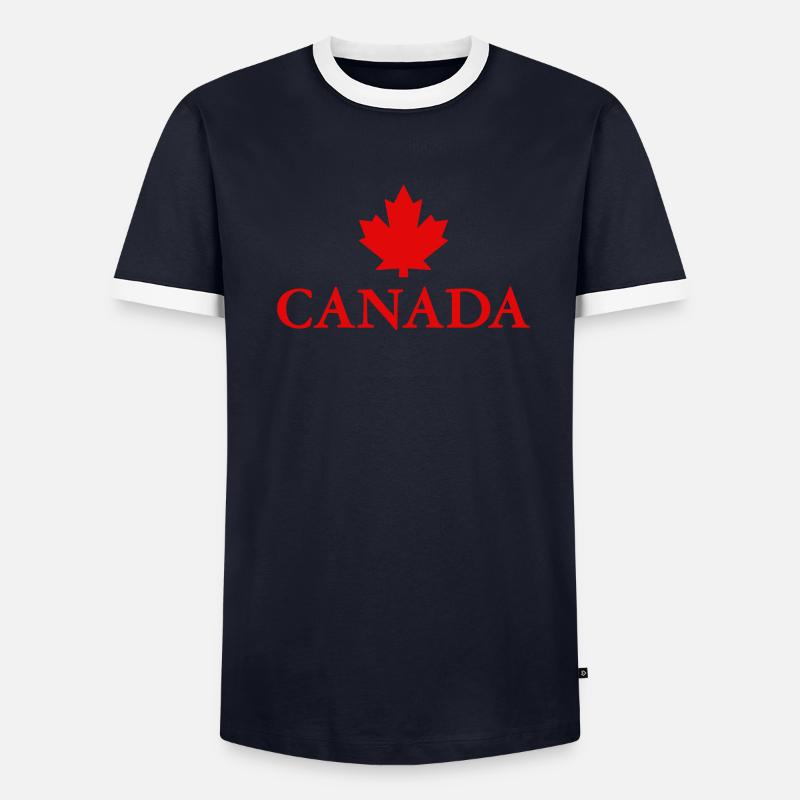 Canada Maple Vancouver Montréal Toronto Maple Leaf T-shirt contrasté Homme