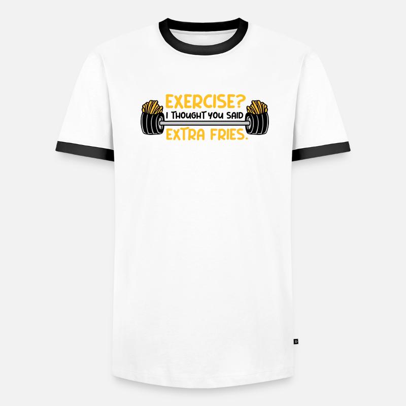 Exercice Extra Fries Citation T-shirt contrasté Homme
