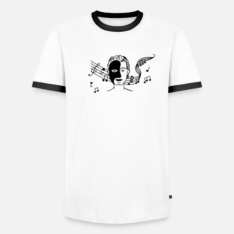 Das Phantom der Oper Männer Kontrast-T-Shirt