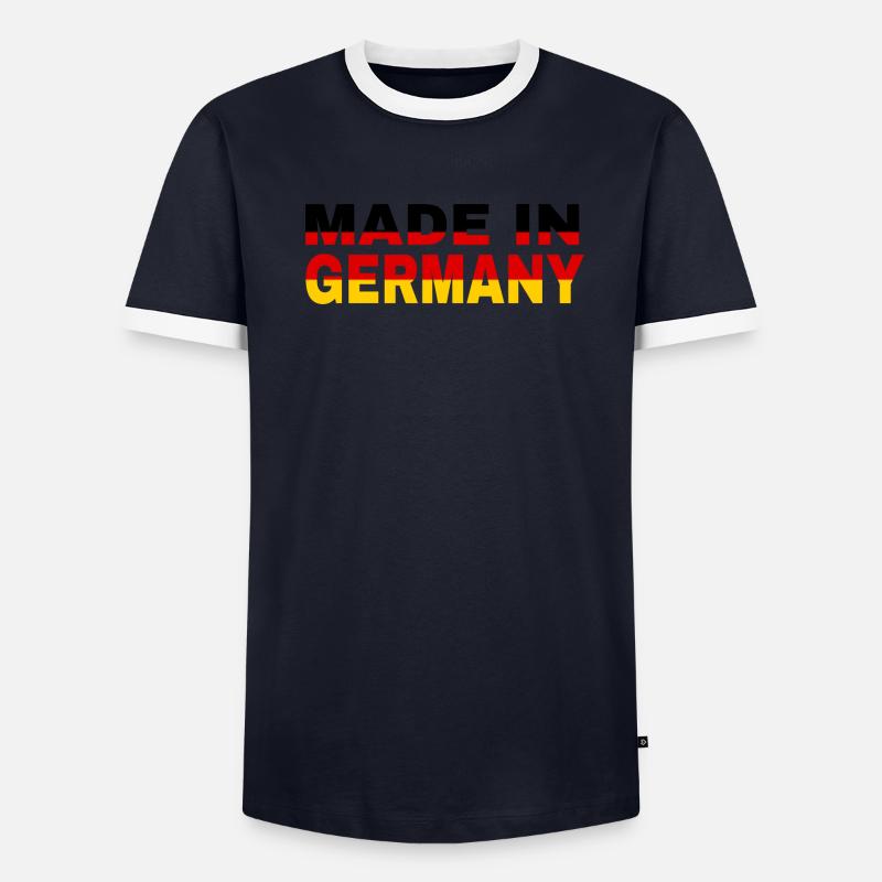 made in Germany Männer Kontrast-T-Shirt