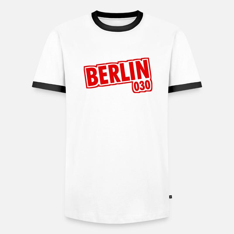 Berlin - 030 - Capital - Germany - Area Code Men's Ringer Shirt