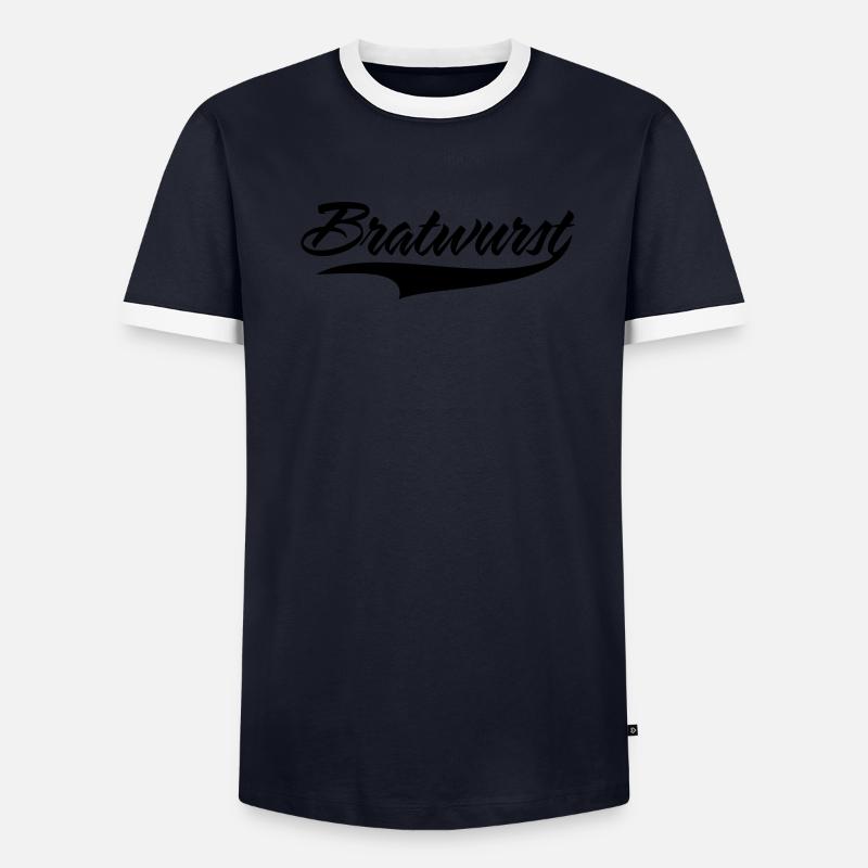saucisse T-shirt contrasté Homme