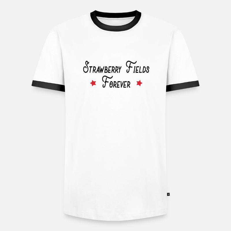 strawberry fields Men's Ringer Shirt