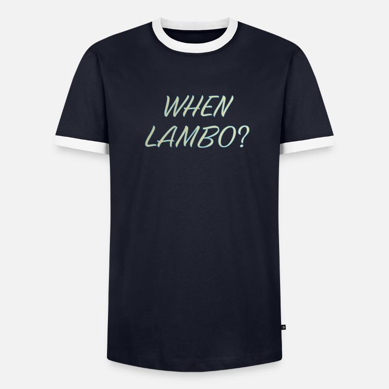WHEN LAMBO IGLOO Men's Ringer Shirt