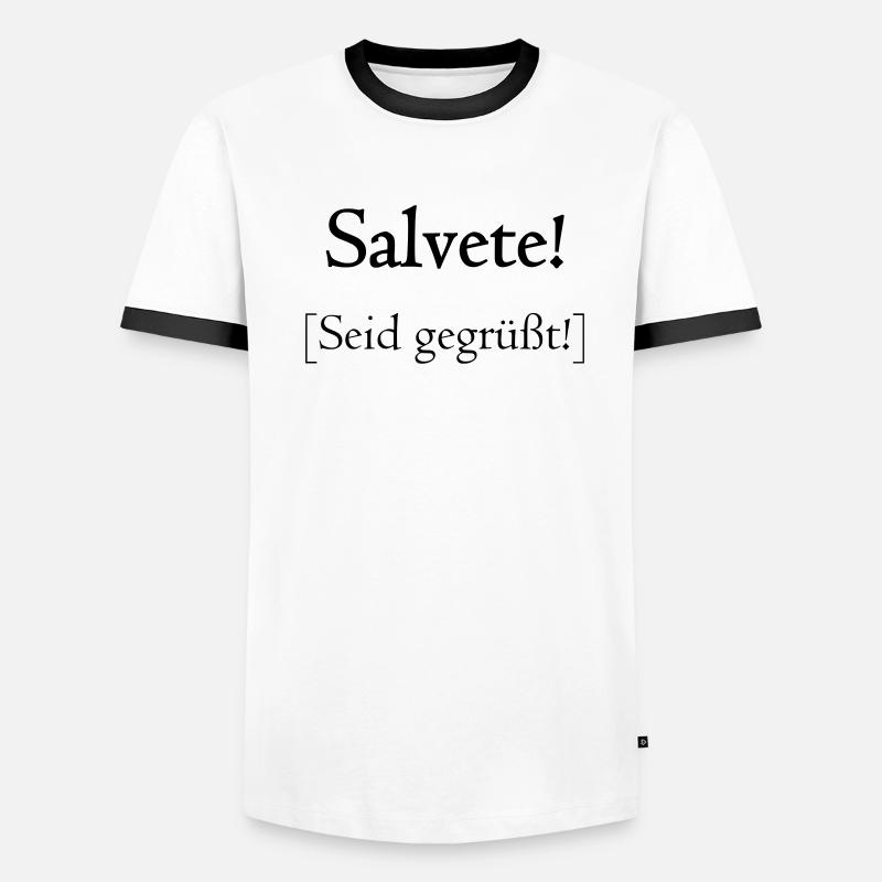Salvete Männer Kontrast-T-Shirt