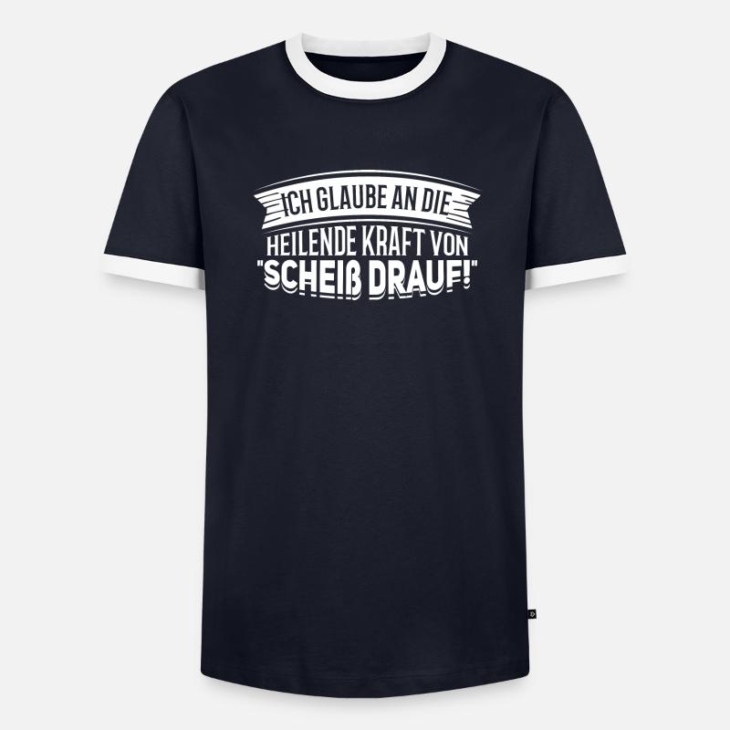 "..." - Spruch Statement Fun Sarkasmus - Männer Kontrast-T-Shirt - undefined
