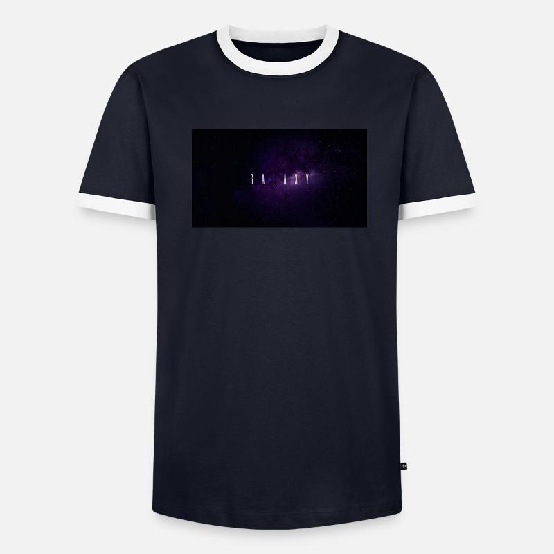 Galaxy Männer Kontrast-T-Shirt