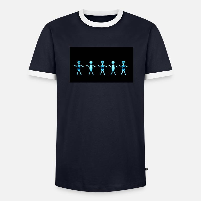 Chiffres T-shirt contrasté Homme