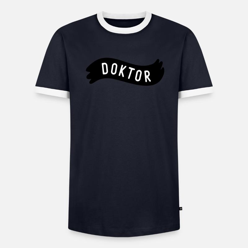 Médecin T-shirt contrasté Homme