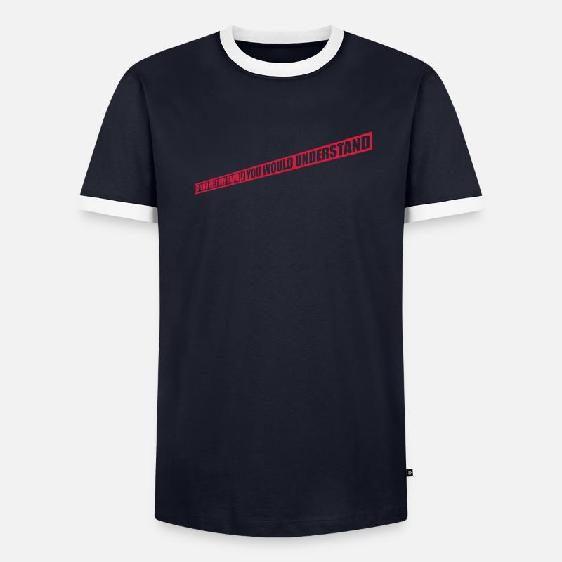 vous comprendriez citation T-shirt contrasté Homme
