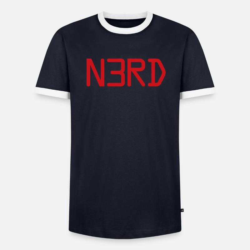 NERD Männer Kontrast-T-Shirt
