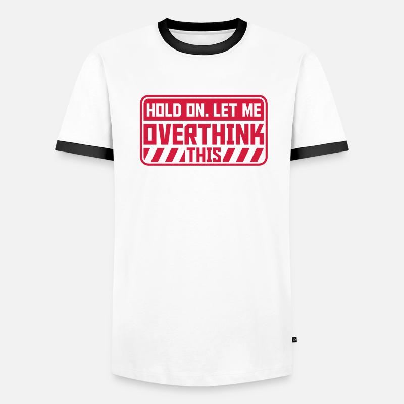 Permettez-moi d’exagérer T-shirt contrasté Homme