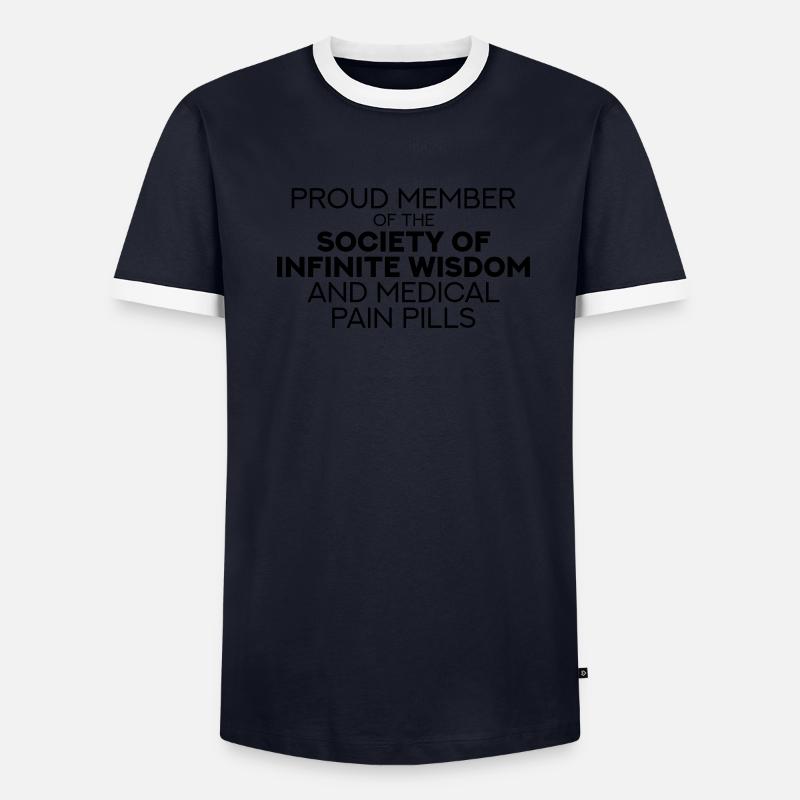 Retraité T-shirt contrasté Homme