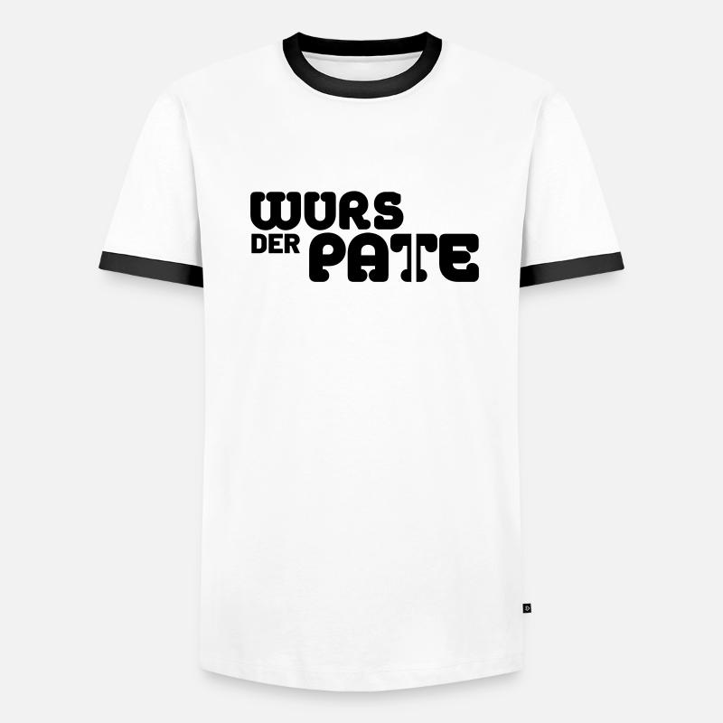 Der Wurstpate Männer Kontrast-T-Shirt