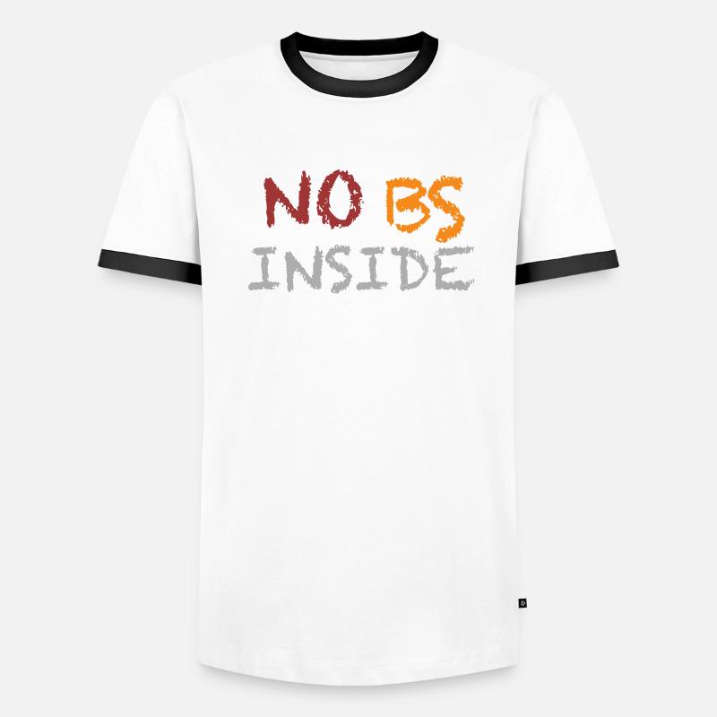 NoBS Männer Kontrast-T-Shirt
