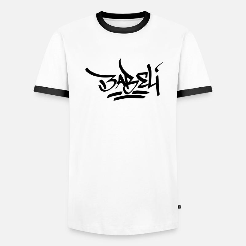 Babeli Tag (by Johan) Männer Kontrast-T-Shirt