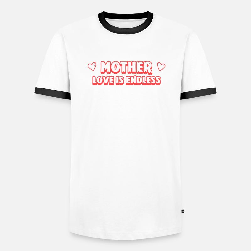 Muttertag Geschenk Mutterliebe Ist Endlos Mama Männer Kontrast-T-Shirt