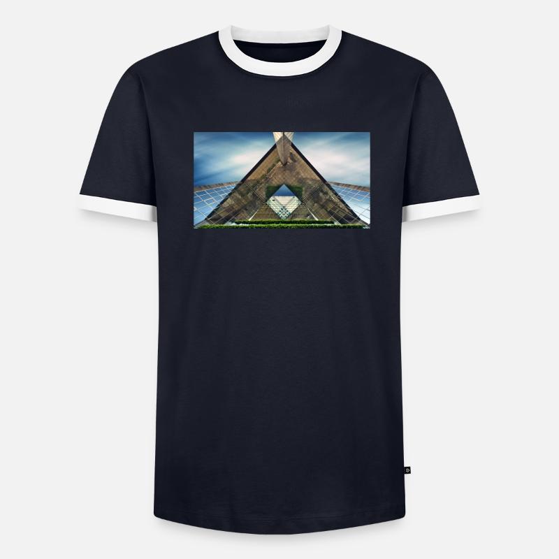 Architectural triangle Men's Ringer Shirt