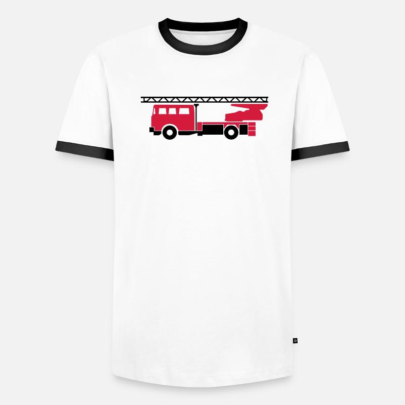 Fire truck (fire engine) Men's Ringer Shirt