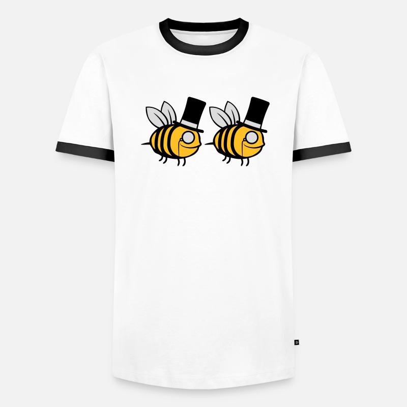 Team Cylinder Hat Bees T-shirt contrasté Homme