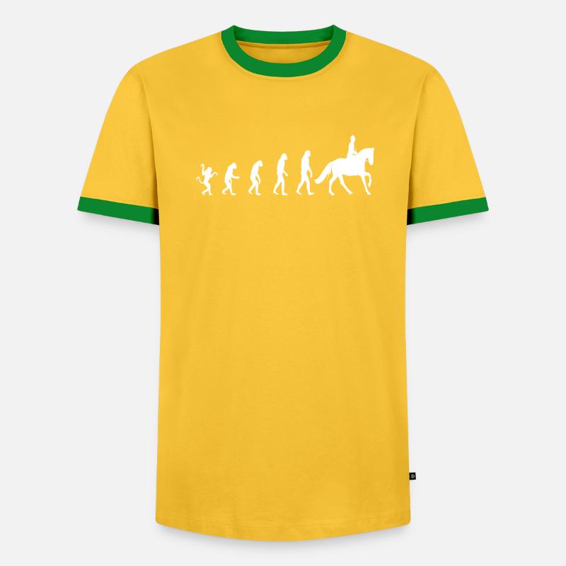 Cheval d’évolution équestre - T-shirt contrasté Homme - undefined